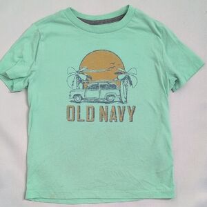 Old Navy Vintage Mint Green Graphic Tee